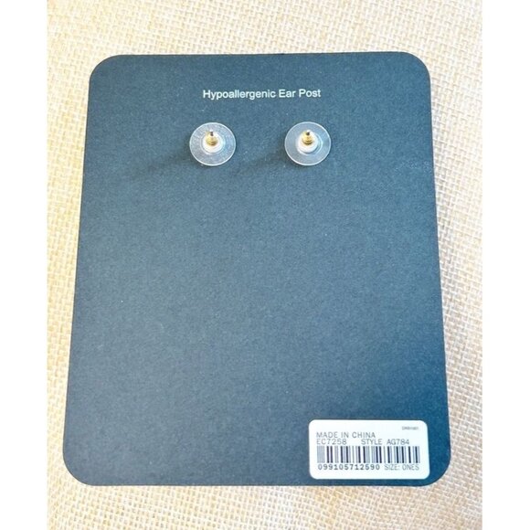 J. Crew Raffia Fringe Disc Earrings in Blue Green- NWT - Picture 4 of 6